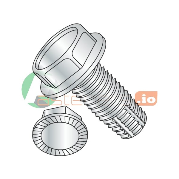 Newport Fasteners Self-Drilling Screw, 5/8 in, Zinc Plated Steel External Hex Drive, 3000 PK 124066 - main